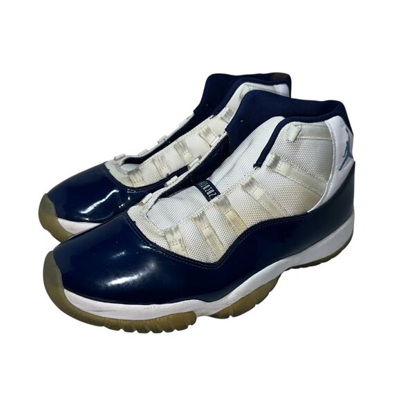 Air Jordan 11 Retro Size 11.5 378037-123'Win Like 82' White/University Blue - Picture 1 of 8